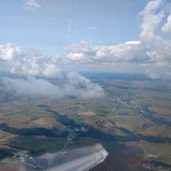 Flugwegposition um 11:42:56: Aufgenommen in der Nähe von Passau, Deutschland in 1259 Meter